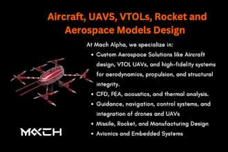 design aircrafts, uavs, drones, rockets and aerospace models
