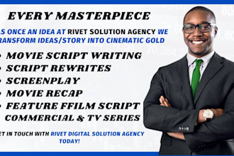 write and rewrite your movie script, screenplay, film script and feature film