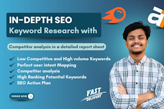 do advanced SEO keyword research for higher ranking with semrush, ahrefs tools