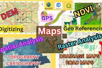 create professional maps and perform any gis analysis