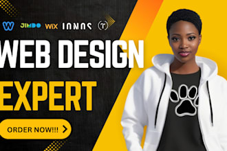 design jimdo website and seo, weebly website, ionos website, tilda, wix website