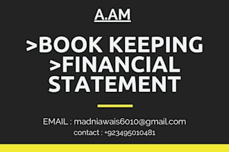 provide service in book keeping and financial statements