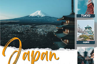 plan a travel itinerary for your trip to japan