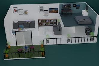 do 3d modelling 3d architectural rendering with blender