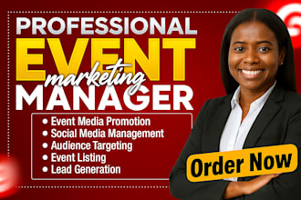 do eventbrite promotion, webinar, linkedln event, zoom, facebook event promotion