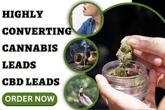 generate highly converting cbd leads cannabis leads indian hemp leads