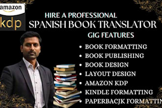do spanish translation spanish book publishing amazon kdp book formatting