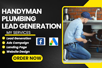 generate handyman leads plumbing leads plumbing landing page plumbing website