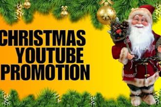 do organic christmas youtube video, promotion, video seo, channel monetization