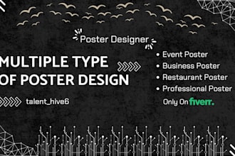 professional banner design and poster design, event, business and restaurant