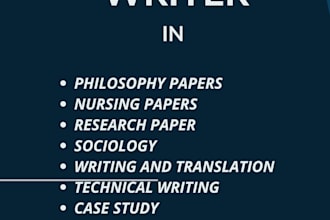 deliver quality philosophy and nursing papers