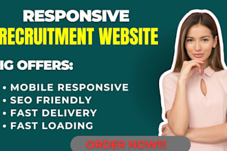 design recruitment, job board, healthcare, staffing agency website