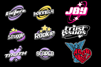 design professional wordmark, typography, lettermark, text, letter or font logo
