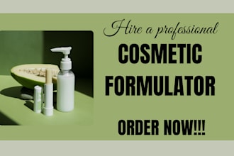 be your chemist of cosmetics and skin care formulation