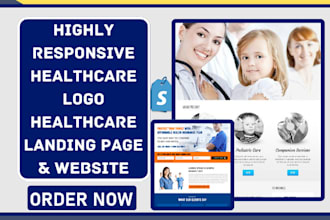 design healthcare landing page clinic medical nursing doctor hospital website