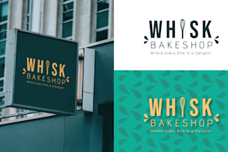 design restaurant, bakery, bbq, food, tea, coffee shop, pizza logo with branding