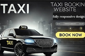 build taxi booking website, limousine, chauffeur website with bookings