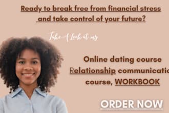 create online dating course, relationship communication course, workbook