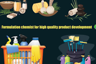 develop formulation for cosmetic and laundry product