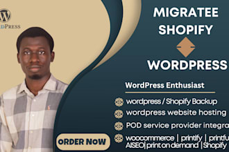 migrate shopify store to wordpress, migrate wordpress to shopify, website