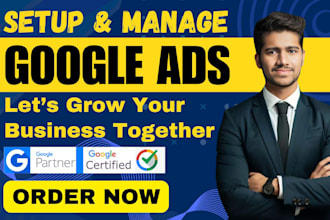 setup, manage and optimize google ads adwords PPC campaigns