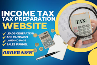 setup income tax leads auditing tax preparation tax income website