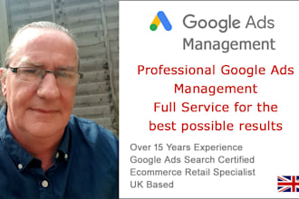 manage your google account for your ecommerce store