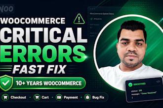 fix woocommerce critical errors fast