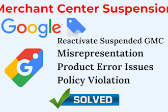 fix gmc misrepresentation google merchant center suspension for you