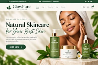 design skincare shopify store beauty website cosmetics spa lipstick store