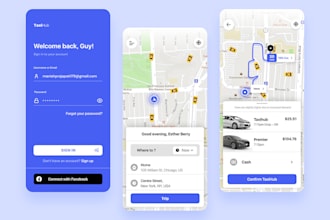 develop car rental app, car booking app, carpooling app
