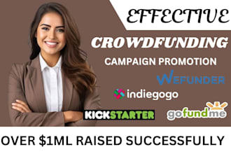 boost promote gofundme kickstarter indiegogo fundraising crowdfunding campaign