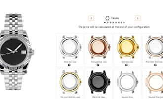 customize 2d, 3d watch, case, dials, bracelet on shopify kickflip,zakeke for you