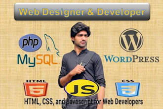 redesign, develop your website, customization, modification and ecommerce