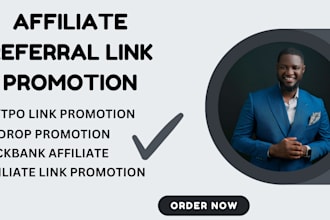 do affilliate link, crypto link, airdrop  link promotion and clickbank