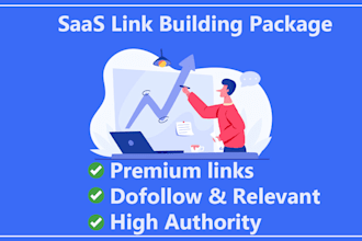 build premium SEO backlinks for saas company