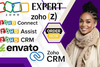 set up zoho CRM zoho campaigns zoho connects zoho forms zoho assist