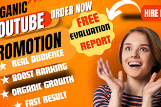 create organic promotion for your youtube video and rank top