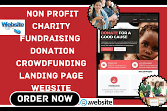 design non profit charity fundraising ngo homecare donation crowdfunding website