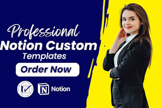 be your notion virtual assistant ,notion expert notion template notion