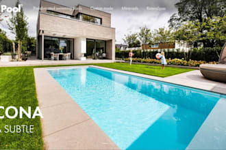 design and develop a professional website for your swimming pool service