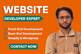 build or rebuild your website as an expert front end developer