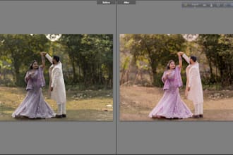 be your wedding photo editor in adobe lightroom or photoshop