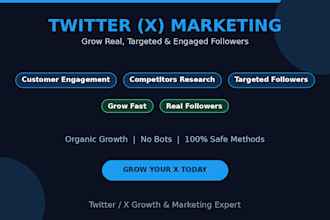 boost your brand with expert twitter x marketing and growth