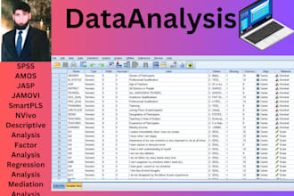 do research statistical data analysis of your important data