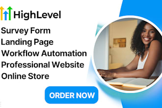 create surveys forms landing pages automation website store gohighlevel expert