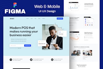 do website ui ux, web ui ux, figma website design, app ui ux in figma