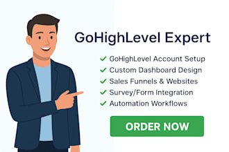 be your gohighlevel expert for sales funnels, websites, automation