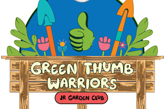 a create fun and cartoon style logo