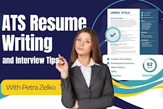 provide professional resume writing and cover letter service, ats resume